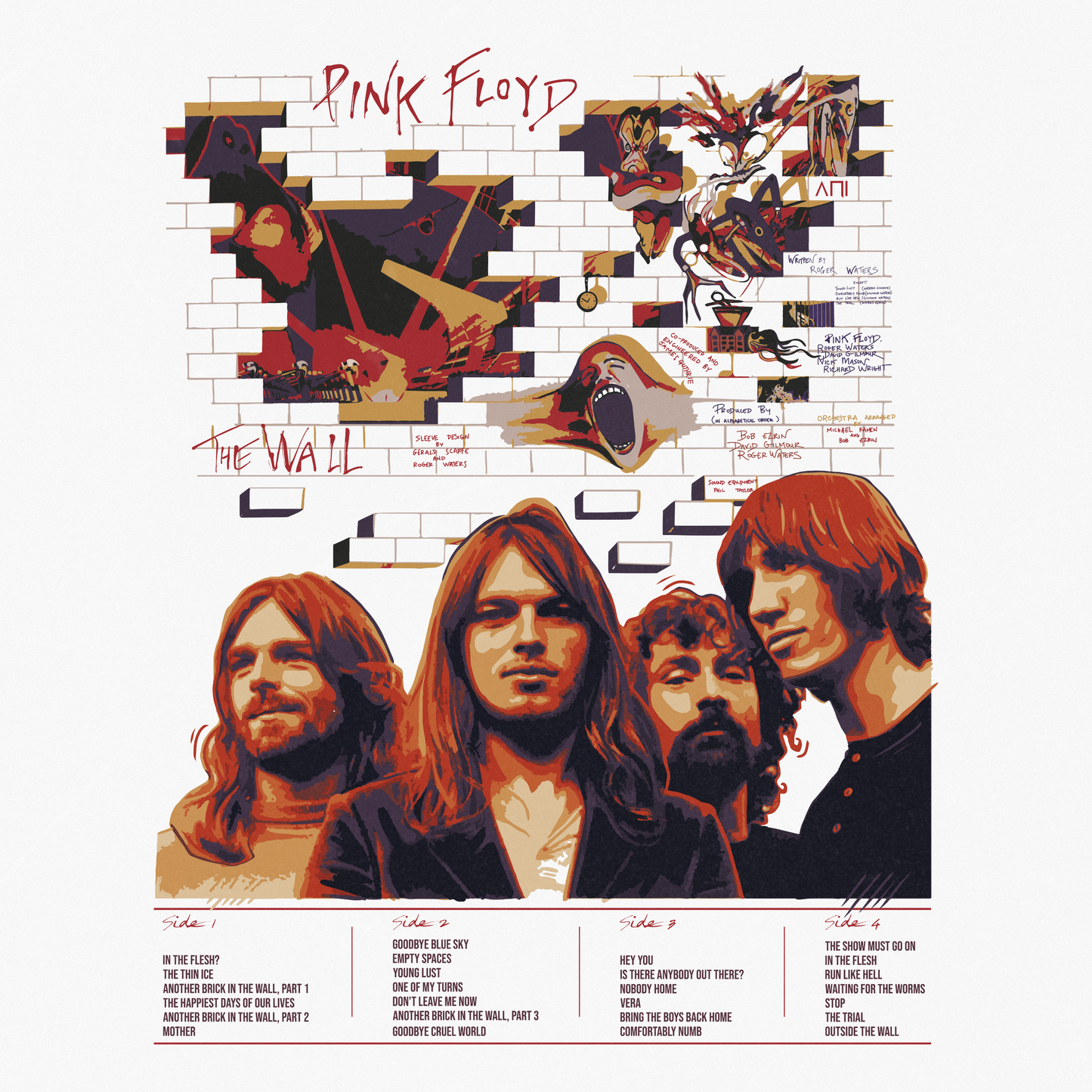 Remera PINK FLOYD - THE WALL
