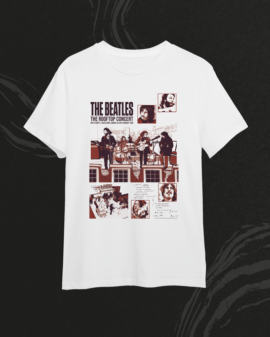 Remera THE BEATLES ROOFTOP CONCERT