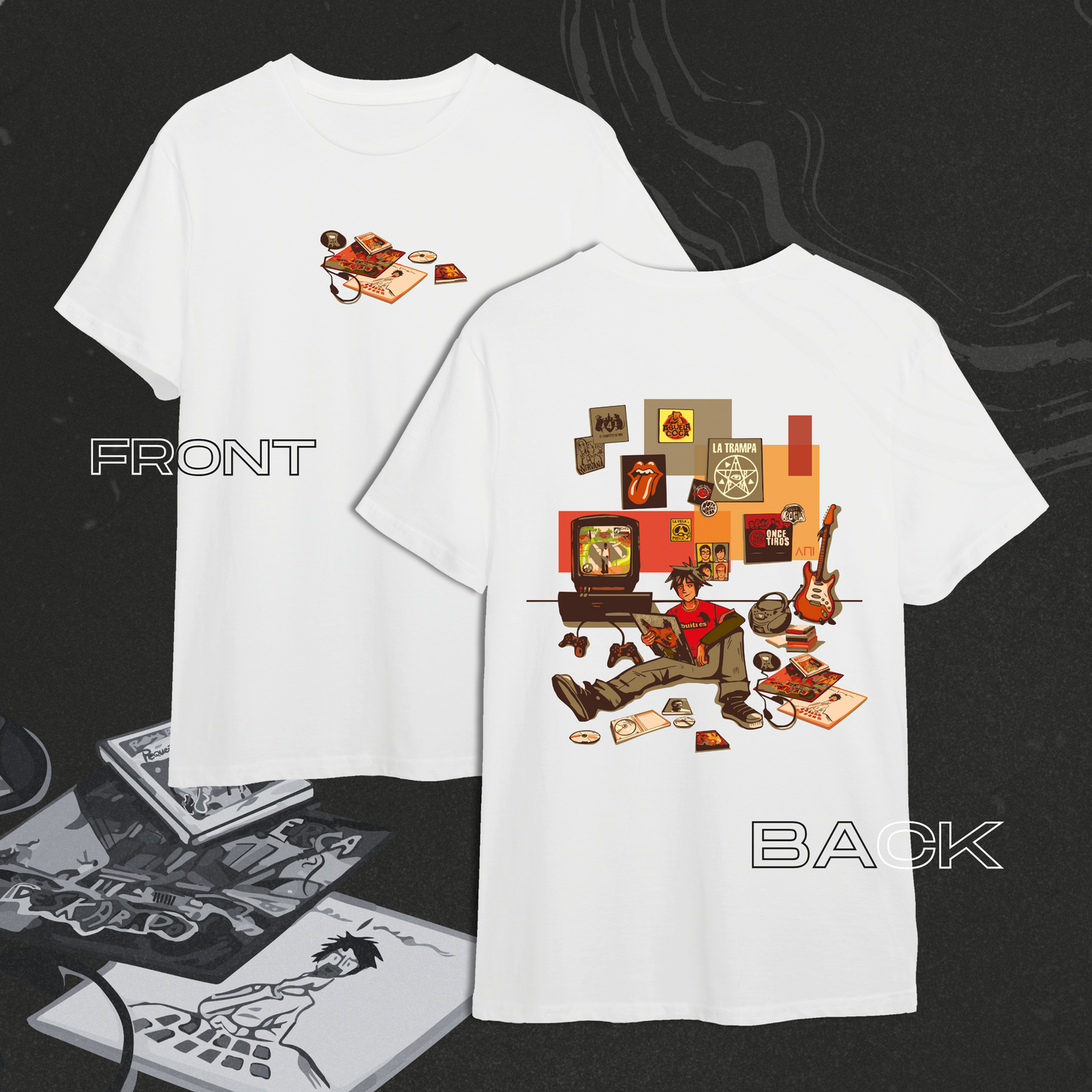 Remera ROCK URUGUAYO