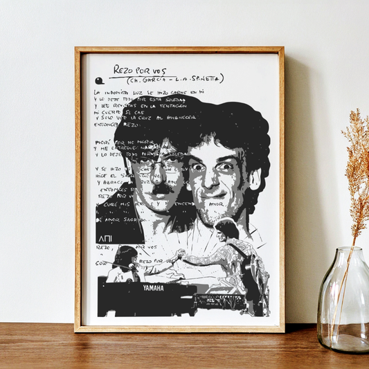 Lámina REZO POR VOS (CHARLY/SPINETTA)