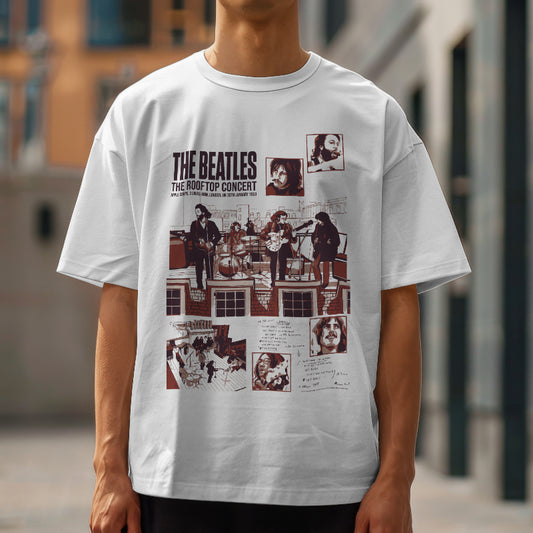 Remera THE BEATLES ROOFTOP CONCERT