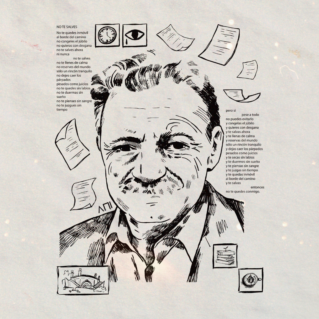 Remera MARIO BENEDETTI